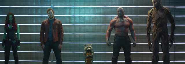 Guardians of the Galaxy lined up